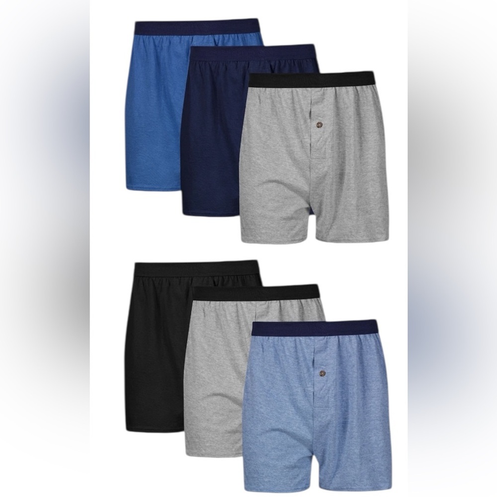 NEW! Hanes Comfort Soft Men's Boxer Briefs Pack-3XL Underwear 6 PACK